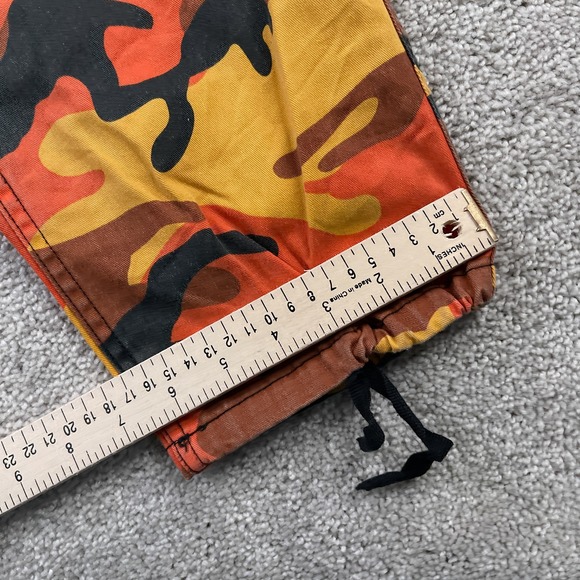 Rothco Military Pants Mens Small Regular Orange Woodland Camo Cargo BDU Tactical - Picture 9 of 12